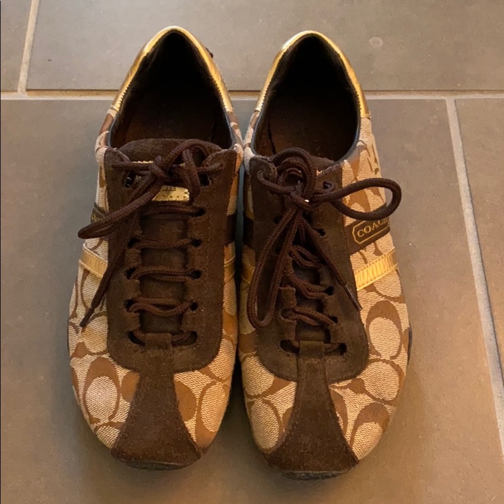 Womens size 7 coach sneakers